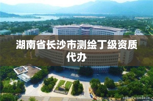 湖南省長沙市測繪丁級資質代辦