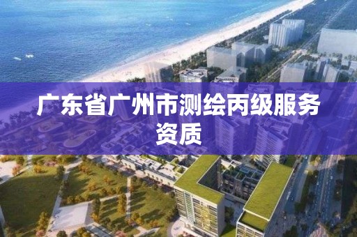 廣東省廣州市測繪丙級服務資質