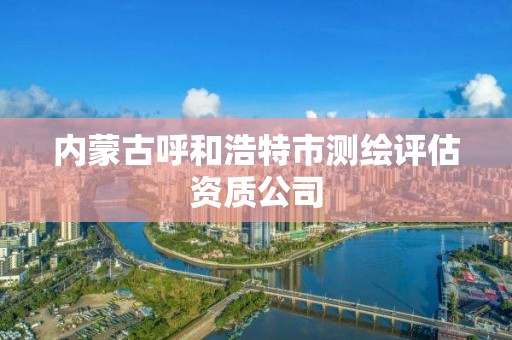 內蒙古呼和浩特市測繪評估資質公司