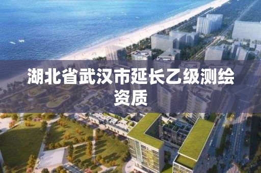 湖北省武漢市延長乙級測繪資質(zhì)