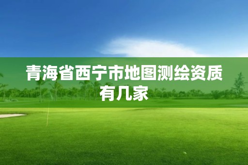 青海省西寧市地圖測(cè)繪資質(zhì)有幾家