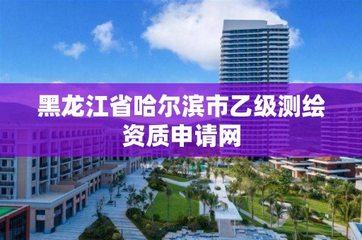 黑龍江省哈爾濱市乙級測繪資質申請網