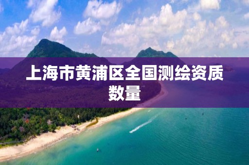 上海市黃浦區全國測繪資質數量