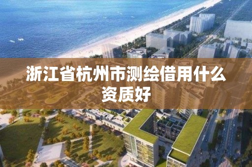 浙江省杭州市測繪借用什么資質好