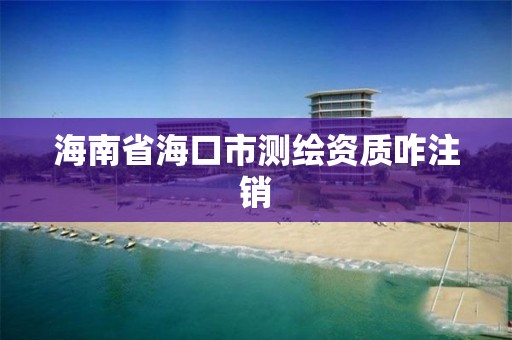 海南省海口市測繪資質咋注銷