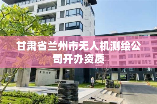 甘肅省蘭州市無人機測繪公司開辦資質