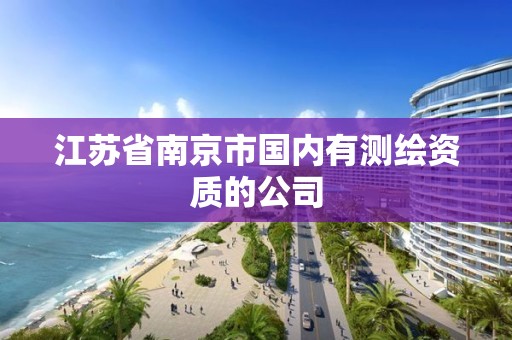 江蘇省南京市國內(nèi)有測繪資質(zhì)的公司