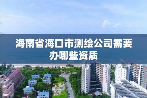 海南省海口市測繪公司需要辦哪些資質