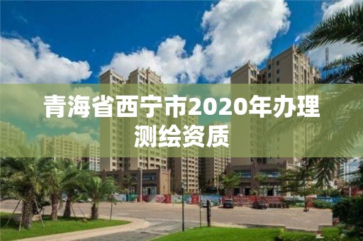 青海省西寧市2020年辦理測繪資質