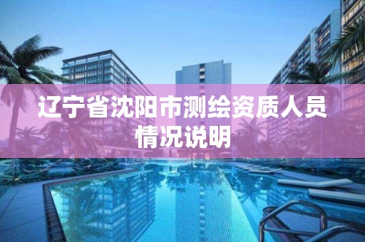 遼寧省沈陽市測繪資質人員情況說明