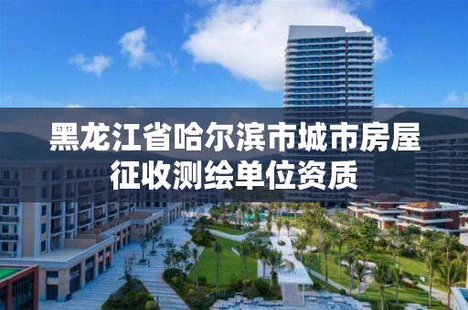 黑龍江省哈爾濱市城市房屋征收測繪單位資質