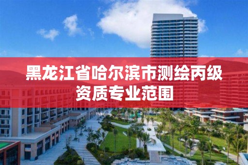 黑龍江省哈爾濱市測繪丙級資質專業范圍