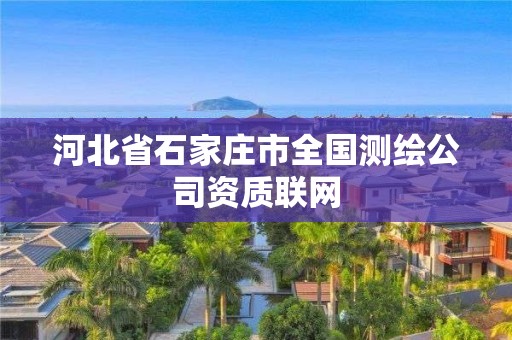 河北省石家莊市全國測繪公司資質(zhì)聯(lián)網(wǎng)