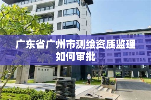 廣東省廣州市測繪資質監理如何審批