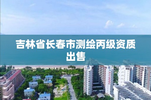 吉林省長春市測繪丙級資質出售