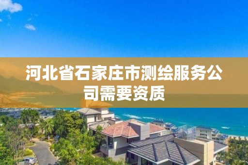 河北省石家莊市測繪服務公司需要資質