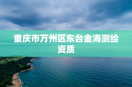 重慶市萬州區(qū)東臺金海測繪資質(zhì)