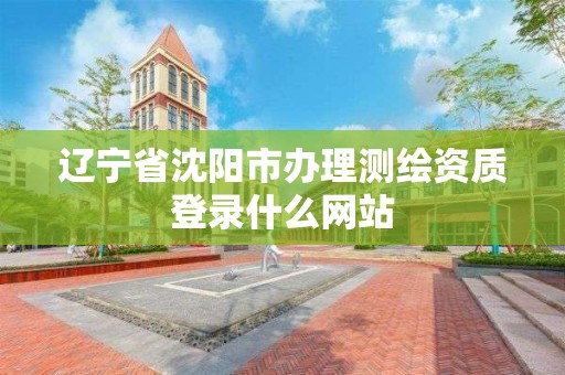 遼寧省沈陽市辦理測繪資質登錄什么網站