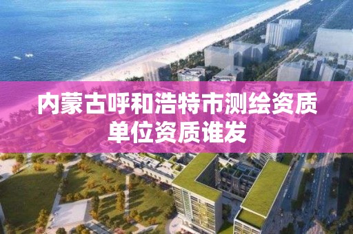 內蒙古呼和浩特市測繪資質單位資質誰發