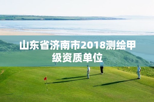 山東省濟南市2018測繪甲級資質單位