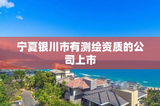 寧夏銀川市有測繪資質(zhì)的公司上市