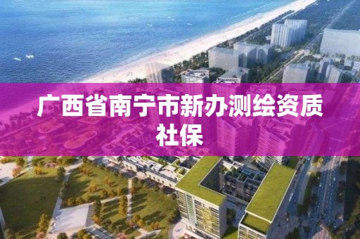 廣西省南寧市新辦測繪資質社保