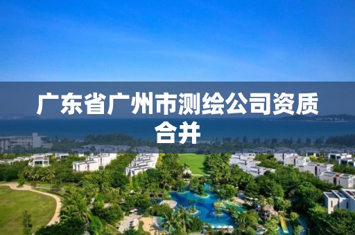 廣東省廣州市測(cè)繪公司資質(zhì)合并