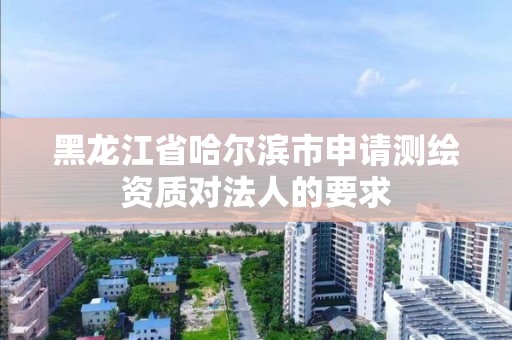 黑龍江省哈爾濱市申請測繪資質對法人的要求