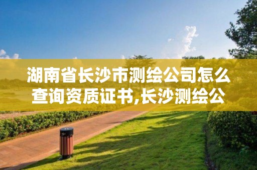 湖南省長沙市測繪公司怎么查詢資質證書,長沙測繪公司資質有哪家。