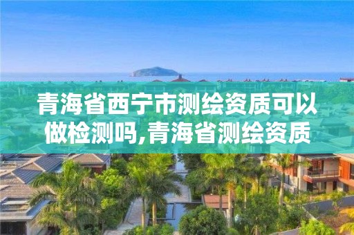 青海省西寧市測繪資質可以做檢測嗎,青海省測繪資質延期公告。