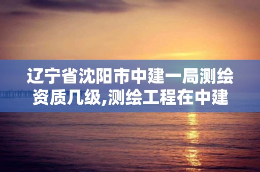 遼寧省沈陽市中建一局測(cè)繪資質(zhì)幾級(jí),測(cè)繪工程在中建就業(yè)前景。