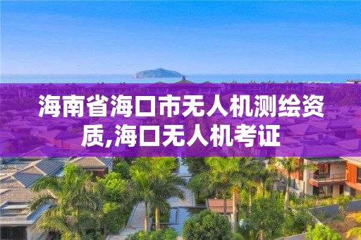 海南省?？谑袩o人機測繪資質,?？跓o人機考證