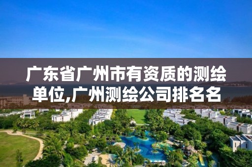 廣東省廣州市有資質的測繪單位,廣州測繪公司排名名單