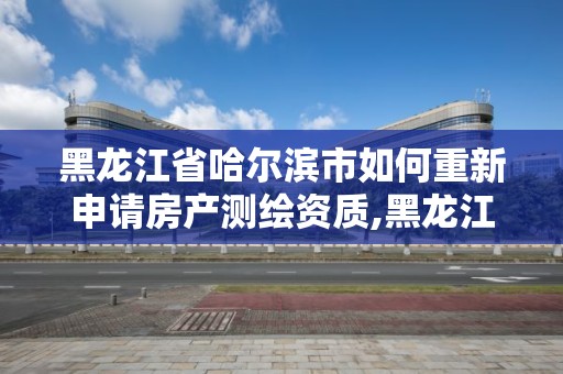 黑龍江省哈爾濱市如何重新申請房產測繪資質,黑龍江省哈爾濱市測繪局。