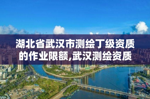 湖北省武漢市測繪丁級資質的作業限額,武漢測繪資質代辦