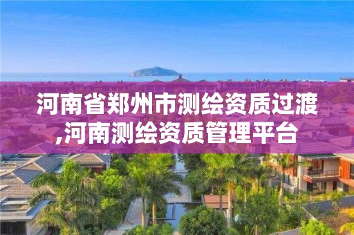 河南省鄭州市測繪資質過渡,河南測繪資質管理平臺