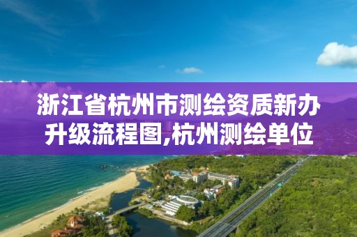 浙江省杭州市測繪資質新辦升級流程圖,杭州測繪單位。