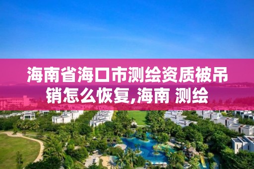 海南省?？谑袦y繪資質(zhì)被吊銷怎么恢復(fù),海南 測繪