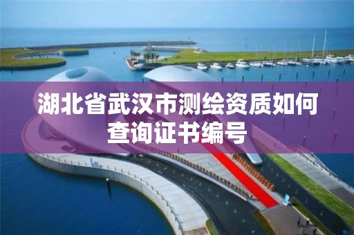 湖北省武漢市測繪資質如何查詢證書編號