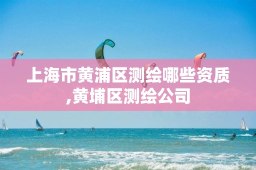 上海市黃浦區(qū)測繪哪些資質,黃埔區(qū)測繪公司