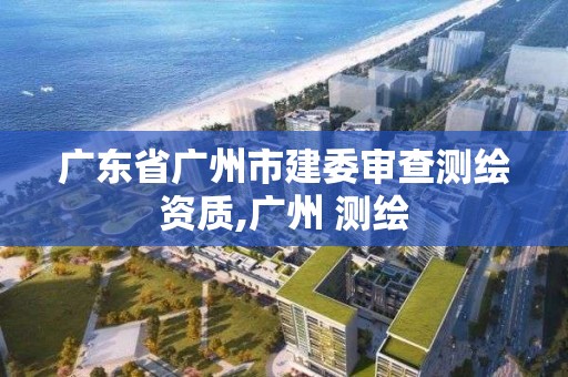 廣東省廣州市建委審查測繪資質,廣州 測繪