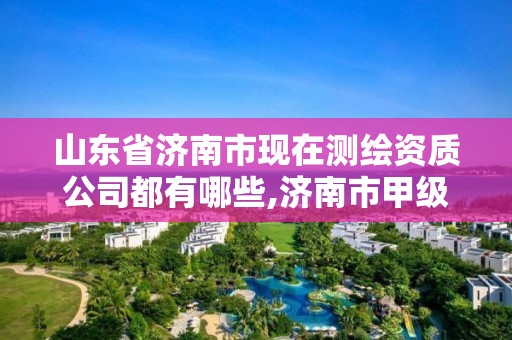 山東省濟南市現在測繪資質公司都有哪些,濟南市甲級測繪資質單位