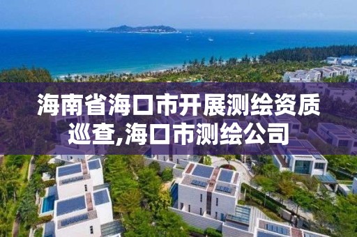 海南省海口市開展測繪資質(zhì)巡查,?？谑袦y繪公司