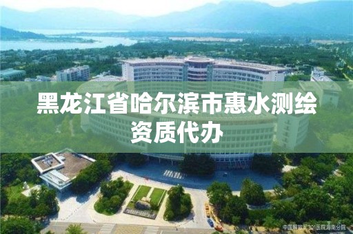 黑龍江省哈爾濱市惠水測繪資質代辦