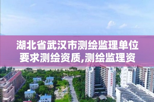 湖北省武漢市測繪監理單位要求測繪資質,測繪監理資質等級業務范圍及承攬范圍