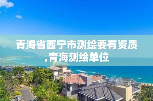 青海省西寧市測繪要有資質,青海測繪單位