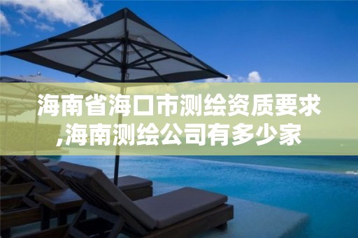 海南省海口市測繪資質要求,海南測繪公司有多少家