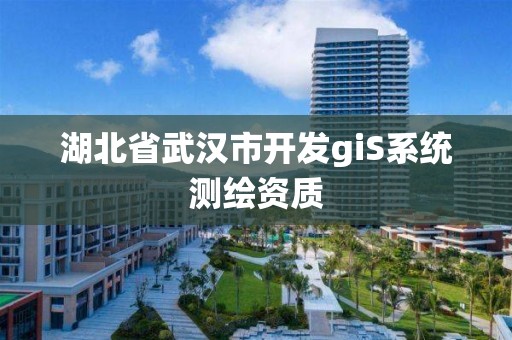 湖北省武漢市開發(fā)giS系統(tǒng)測(cè)繪資質(zhì)