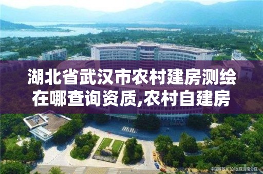 湖北省武漢市農村建房測繪在哪查詢資質,農村自建房測繪報告好了,可以直接報批嗎