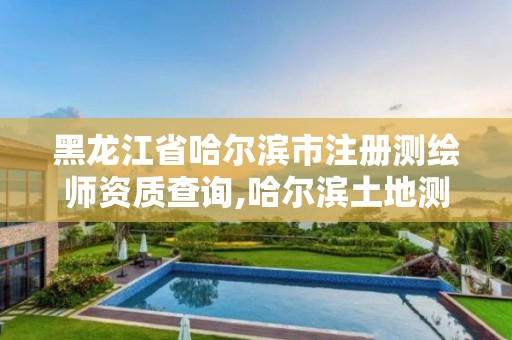 黑龍江省哈爾濱市注冊測繪師資質查詢,哈爾濱土地測繪公司